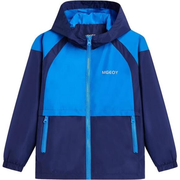 MGEOY Kids Rain Jackets Waterproof with Hood Lightweight Rain Coats for Girls - Picture 1 of 6